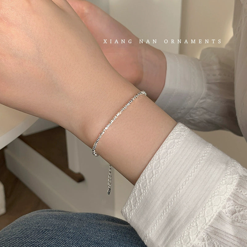 INS 925 Sterling Silver Triangle Women's Stylish Bracelet