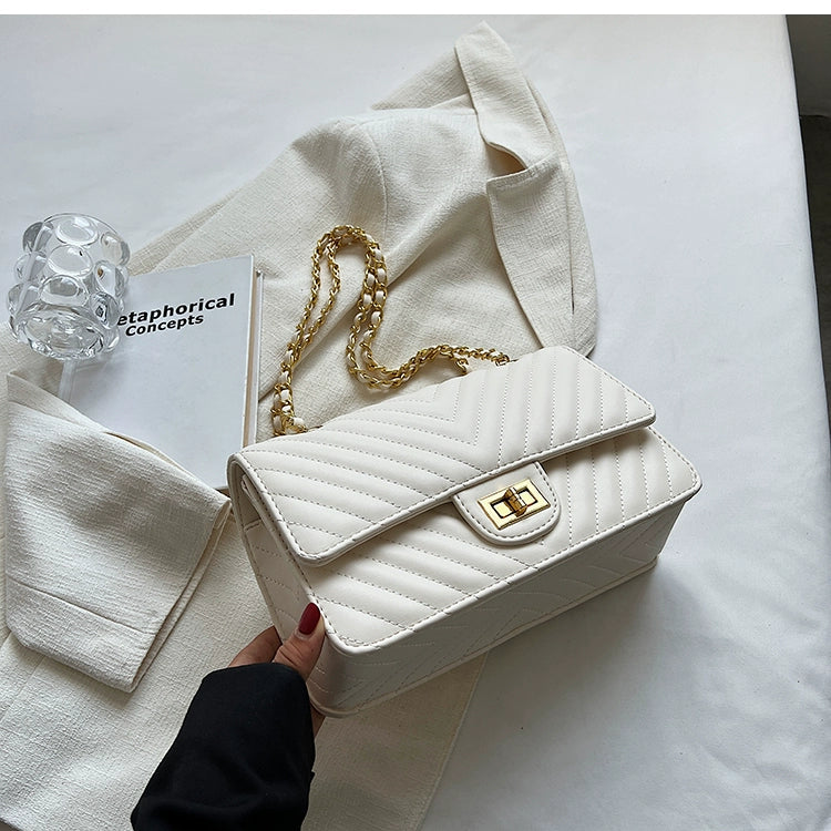 Quilted Embroidery Thread Autumn and Winter Popular Hot-Selling Product Chain Women's Bag