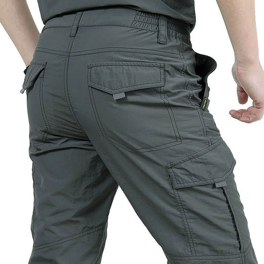 Thick Outdoor Multi-Bag Loose Straight Charge Quick-Dry Pants