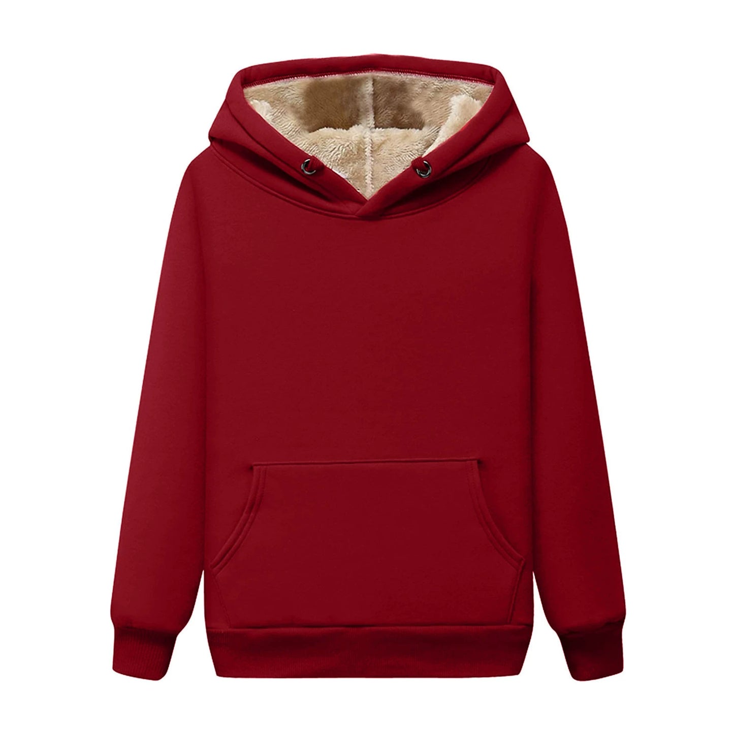 Thick Fleece Hooded Thickened Sweater