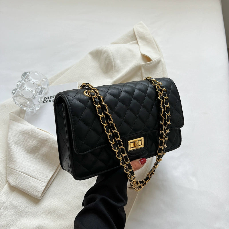 Quilted Embroidery Thread Autumn and Winter Popular Hot-Selling Product Chain Women's Bag