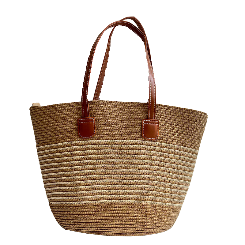 Women's Bag Vacation Style Seaside Summer Straw Woven Bag