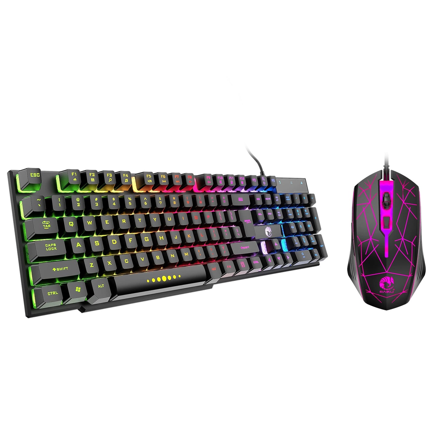 E-Sports Machinery Feel Wired USB Keyboard and Mouse