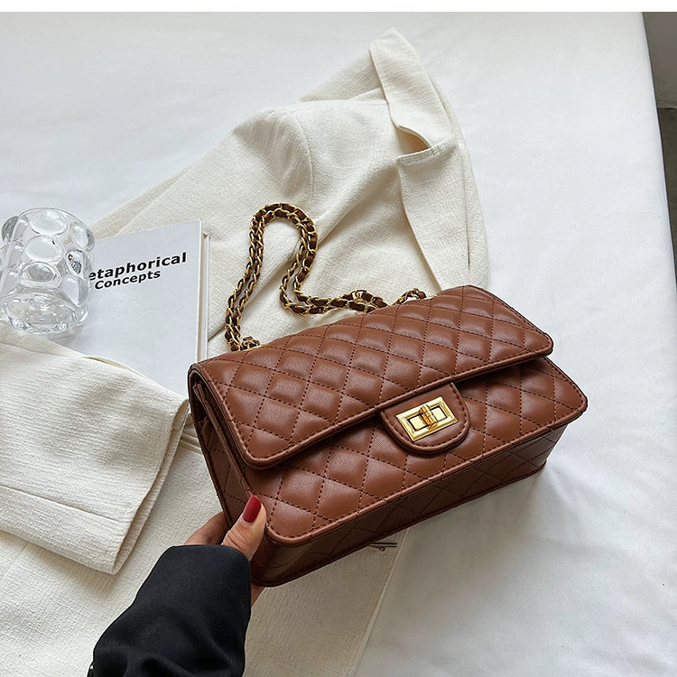 Quilted Embroidery Thread Autumn and Winter Popular Hot-Selling Product Chain Women's Bag