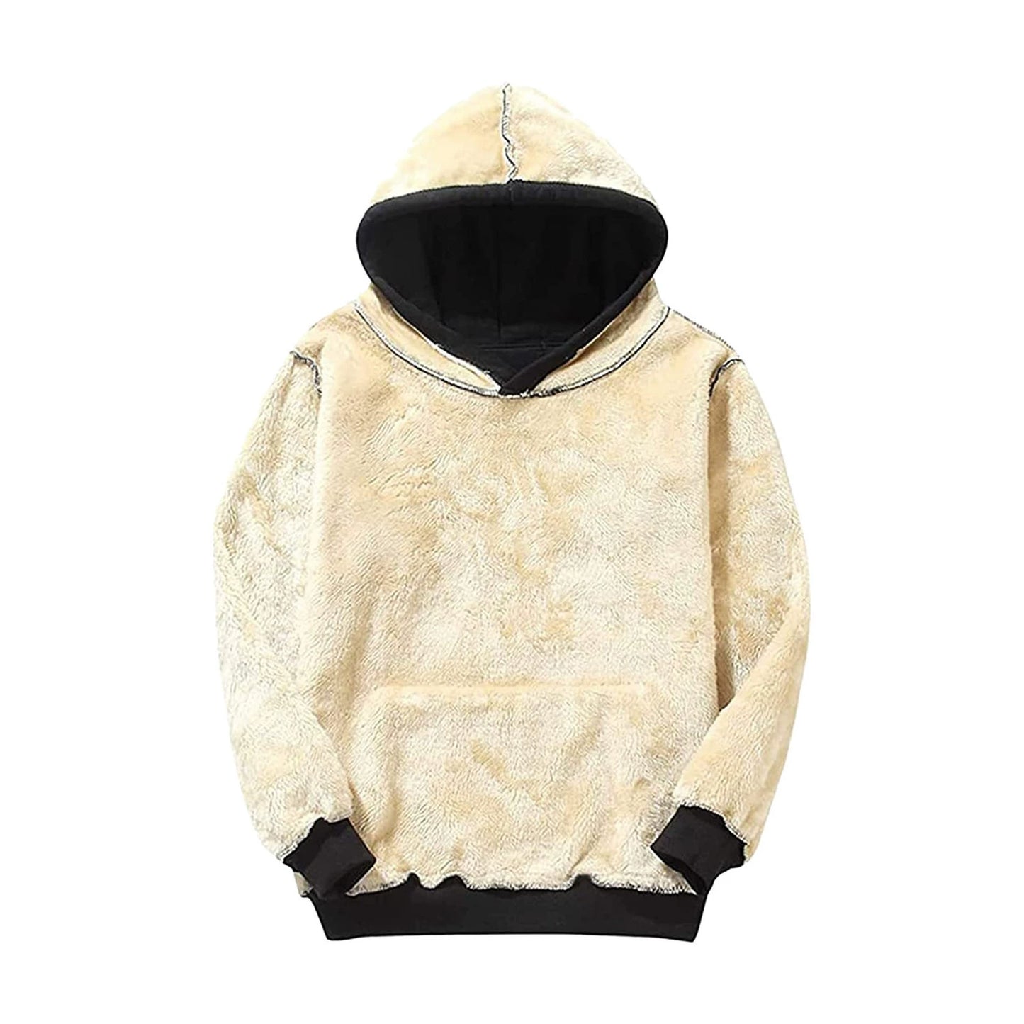 Thick Fleece Hooded Thickened Sweater