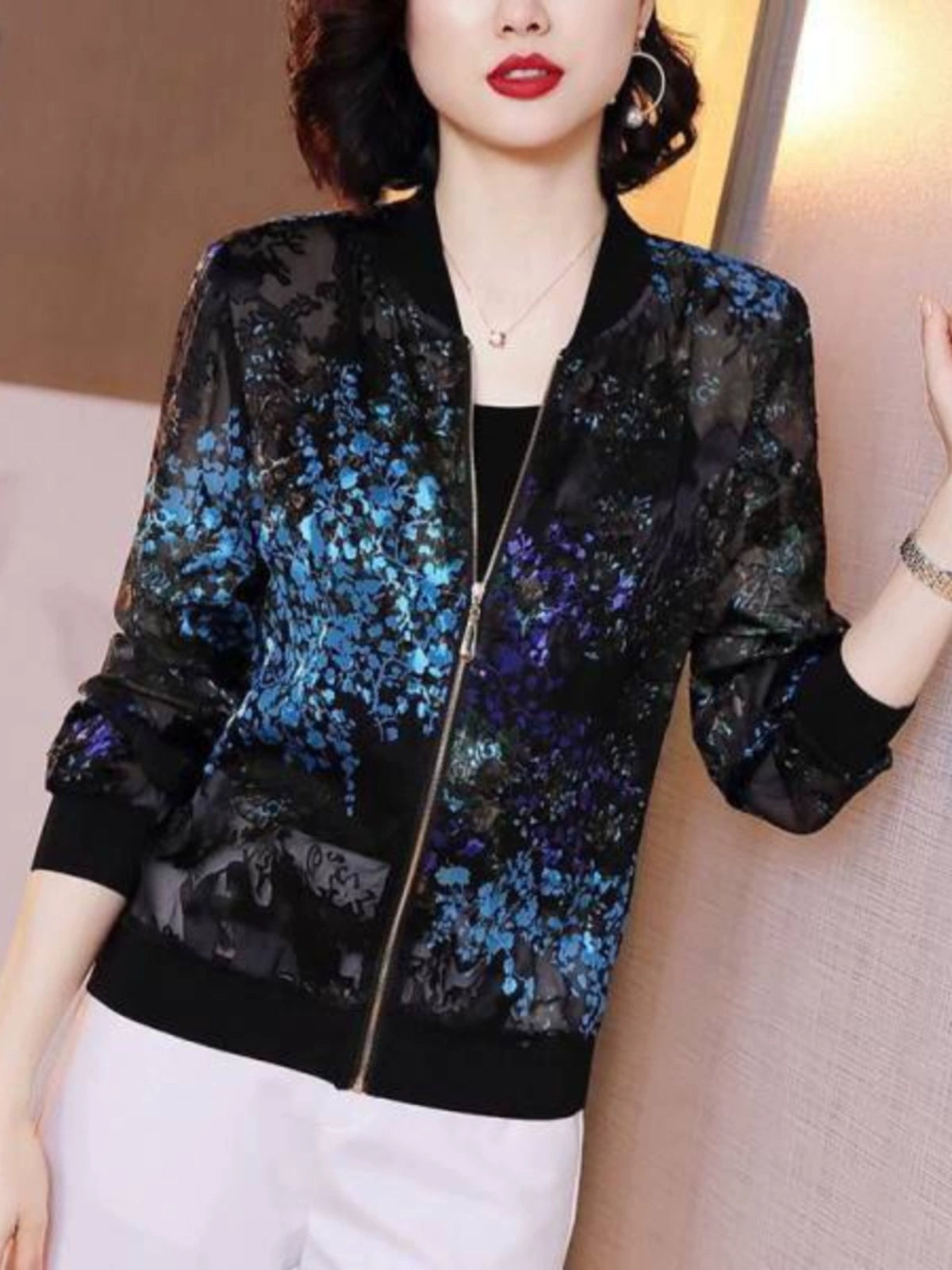 Chiffon Loose plus Size Summer Breathable Thin Sun-Protective Clothing