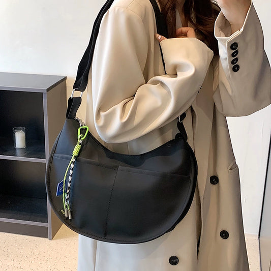 Women's Large Capacity Instagram Fashion Casual Bag Dumpling Bag