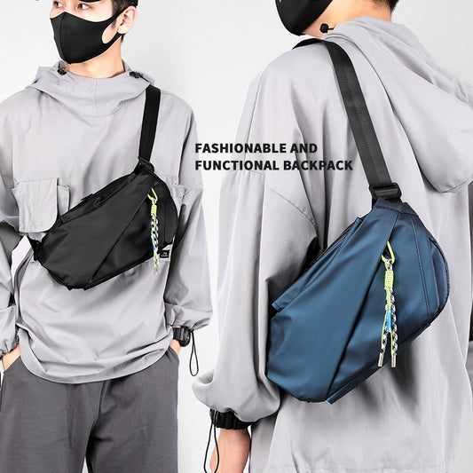 Hong Kong Style Trendy Brand Japanese Leisure Ins Couple Chest Bag