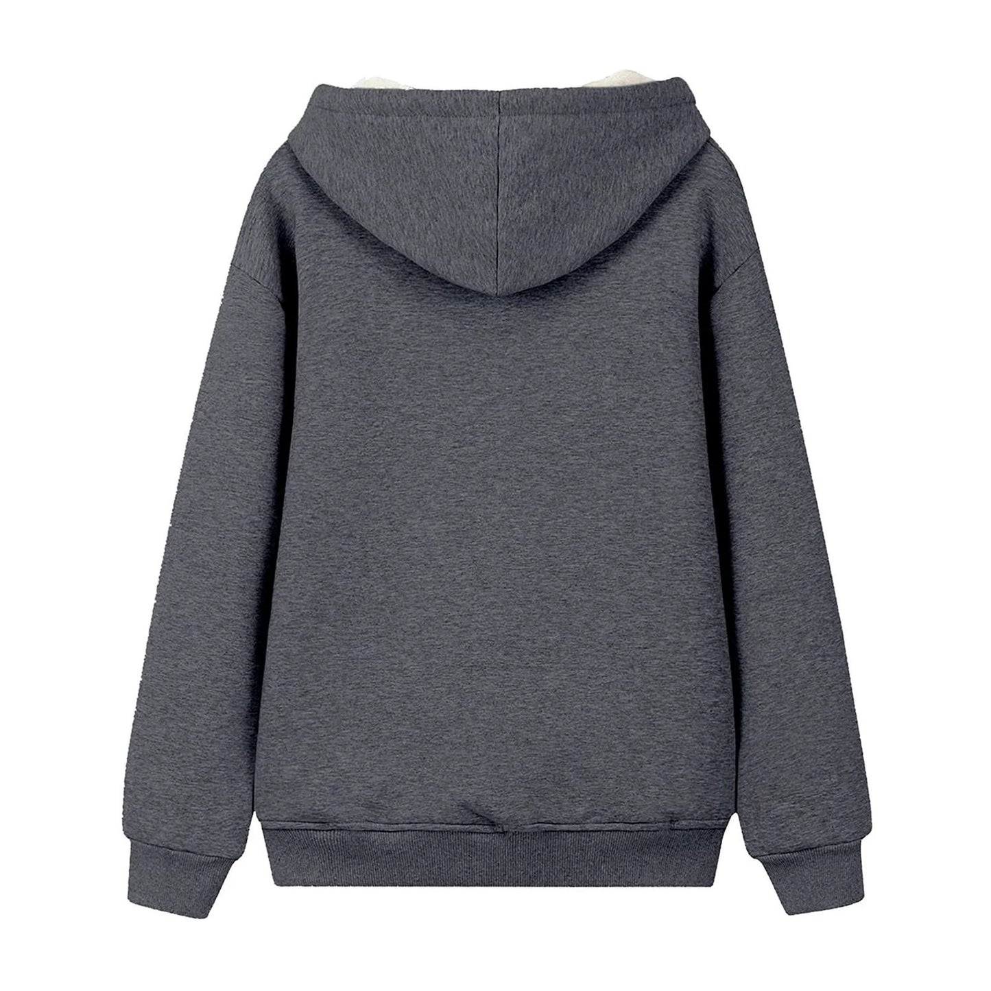 Thick Fleece Hooded Thickened Sweater