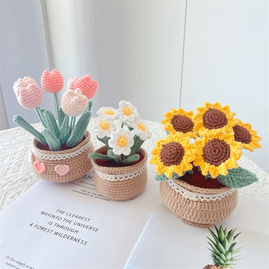 Tulip Decoration Wool Sunflower DIY Handmade