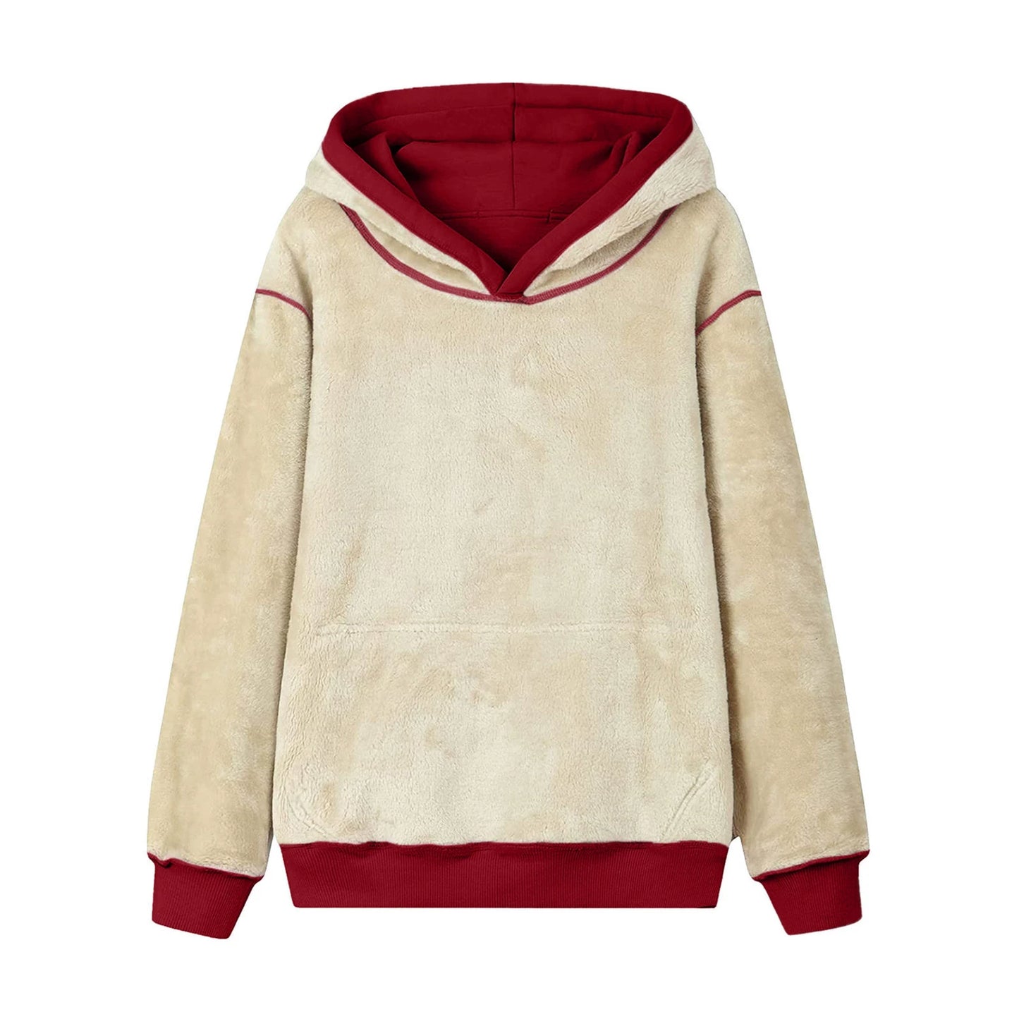 Thick Fleece Hooded Thickened Sweater