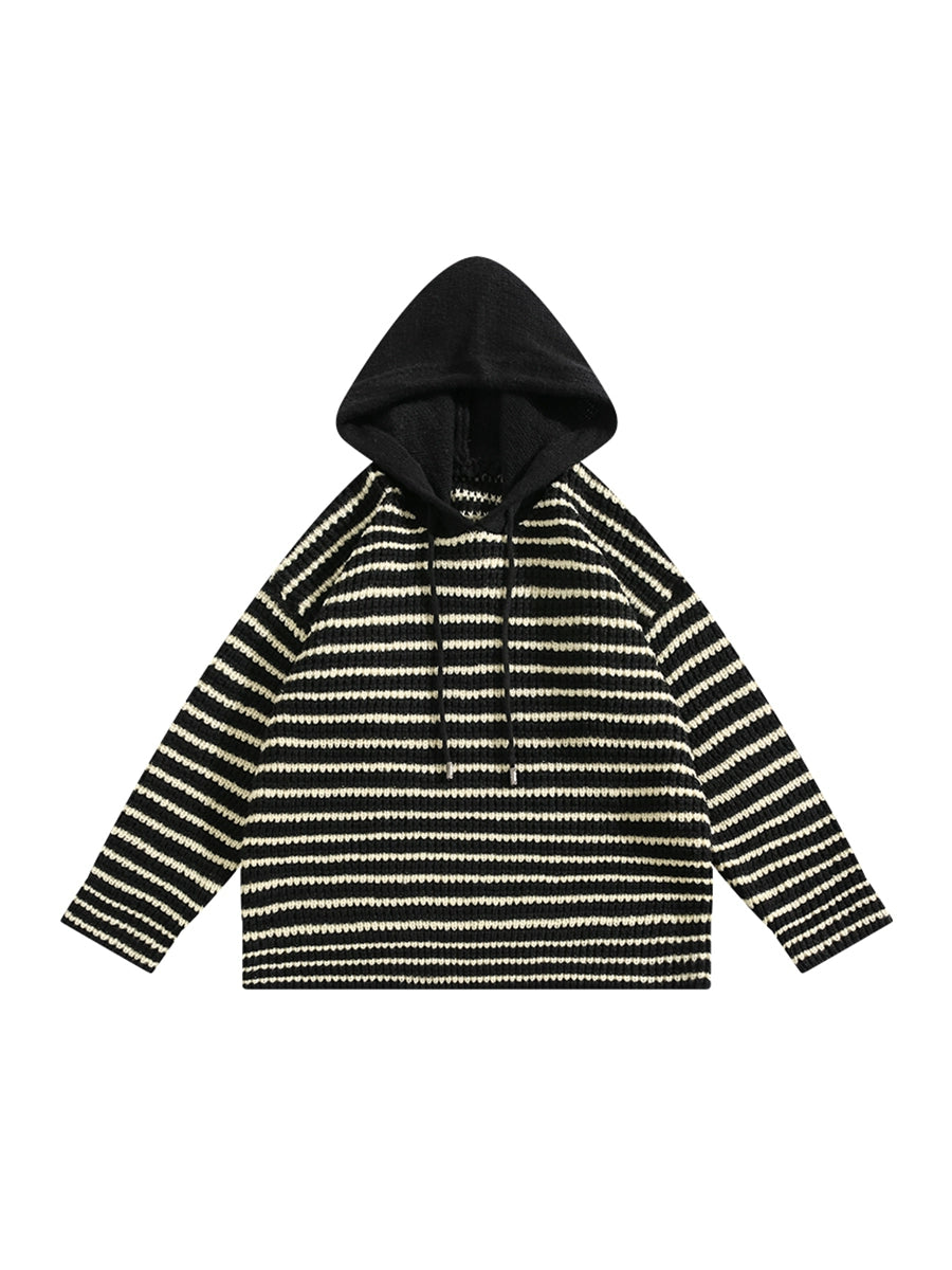 Patchwork Boyue Jump Autumn and Winter Pullover Hooded Sweater