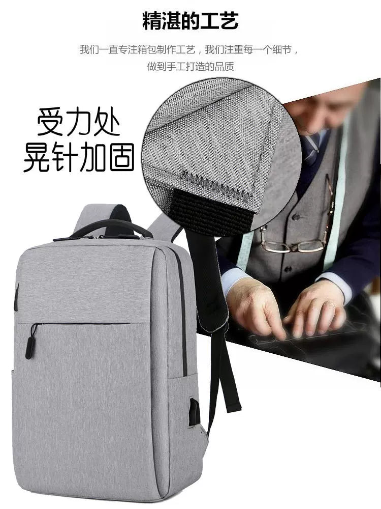 Men's 15.6-Inch Multi-Functional Business Computer Bag