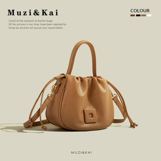 Bag Women's Muzikai Genuine Pull-Belt Crossbody Bag