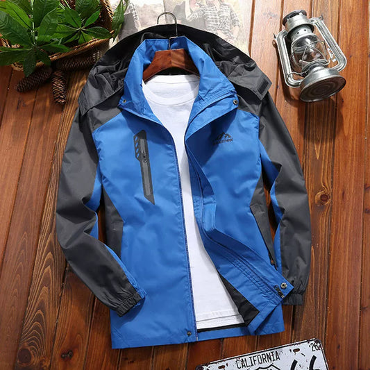 Spring & Fall Mountaineering Clothing Waterproof Loose Raccoon Shell Jacket