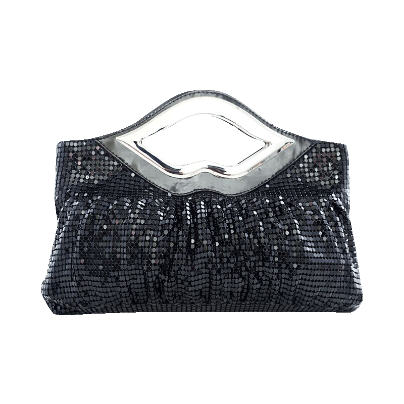 Bag 2023 Maychao Handbag Women's Sequin Fashion Women's Bag Banquet Dress Garment Bag Lip Bag Socialite Clutch Bag