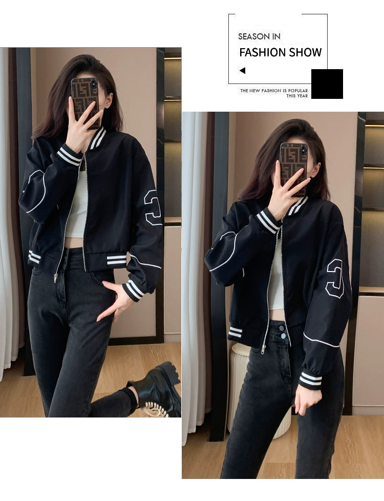 Internet Celebrity Embroidered Leisure Sports Jacket Jacket