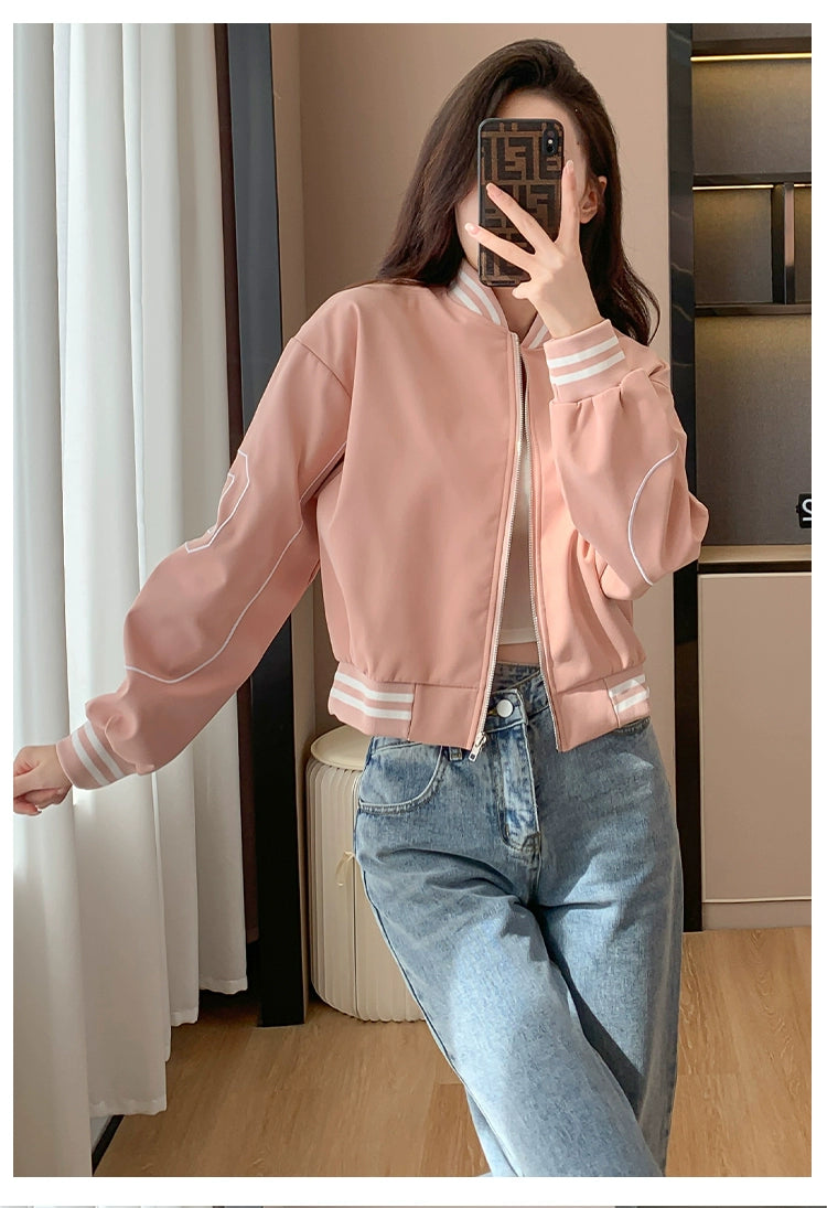 Internet Celebrity Embroidered Leisure Sports Jacket Jacket