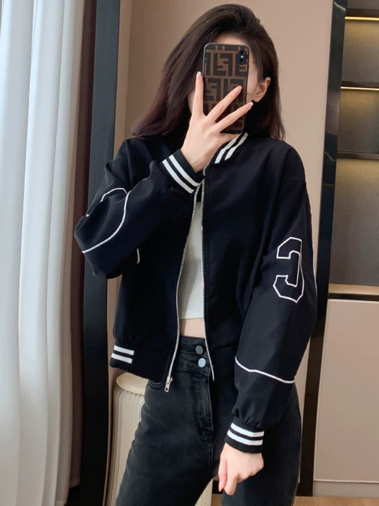 Internet Celebrity Embroidered Leisure Sports Jacket Jacket