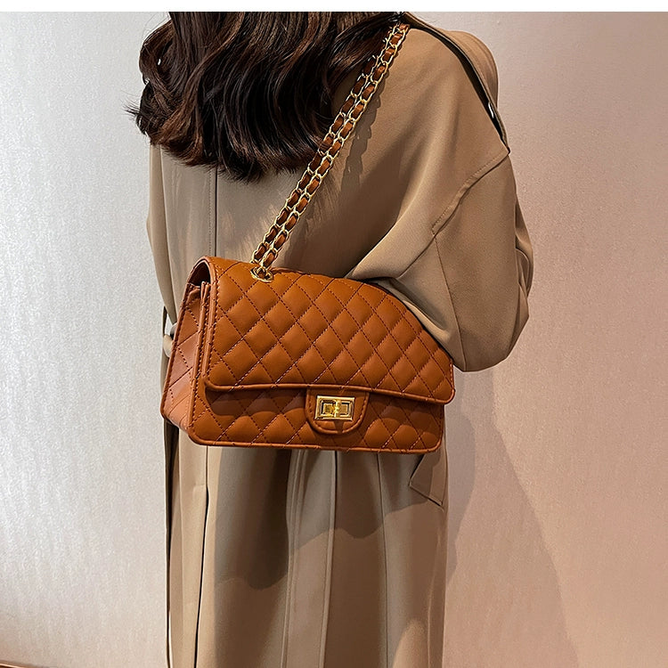 Quilted Embroidery Thread Autumn and Winter Popular Hot-Selling Product Chain Women's Bag