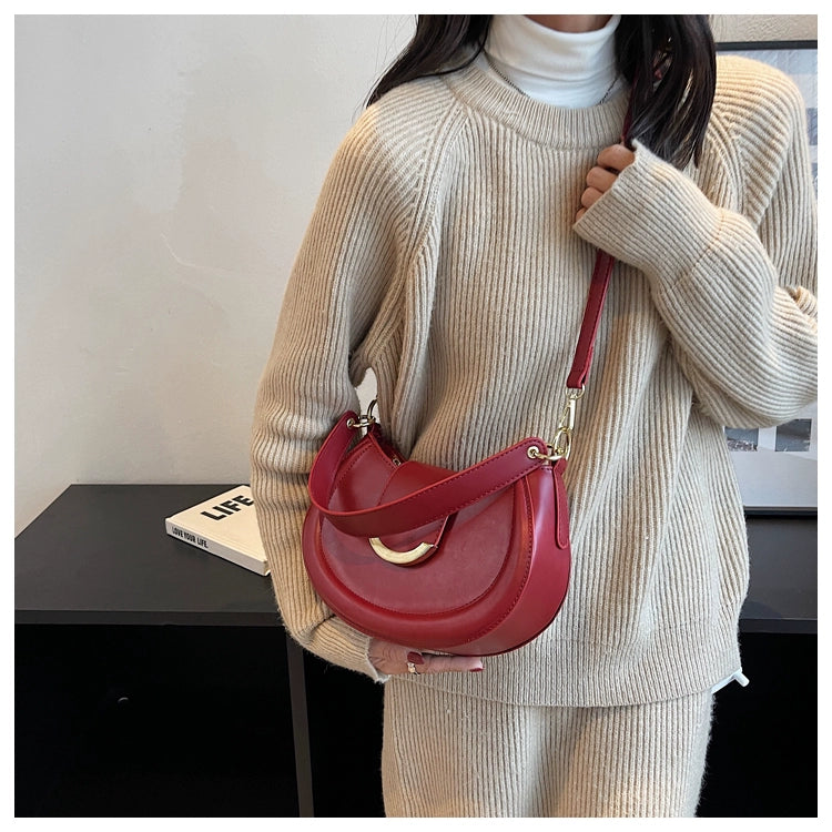 Women's Bag Retro Spring/Summer Popular Hot-Selling Product Saddle Bag