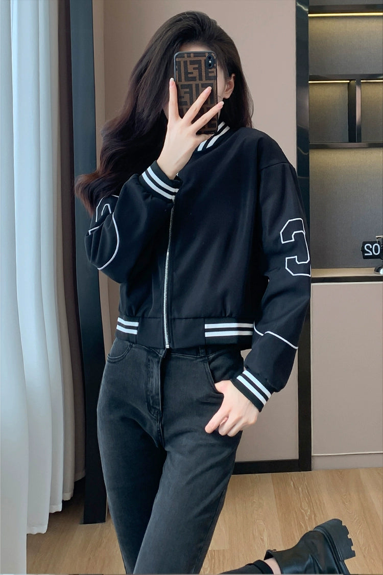 Internet Celebrity Embroidered Leisure Sports Jacket Jacket