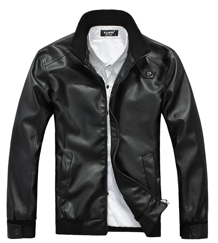 Cross-Border Supply Simple Korean Style Slim Fit Fashion Motorcycle