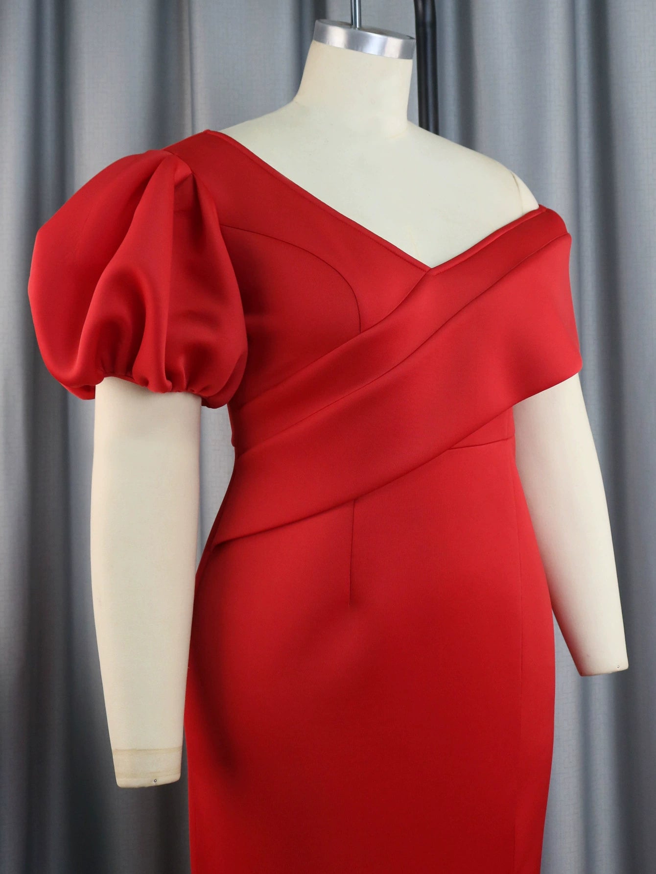 Big Size Dress For Women Red Dress Lady Party Dress