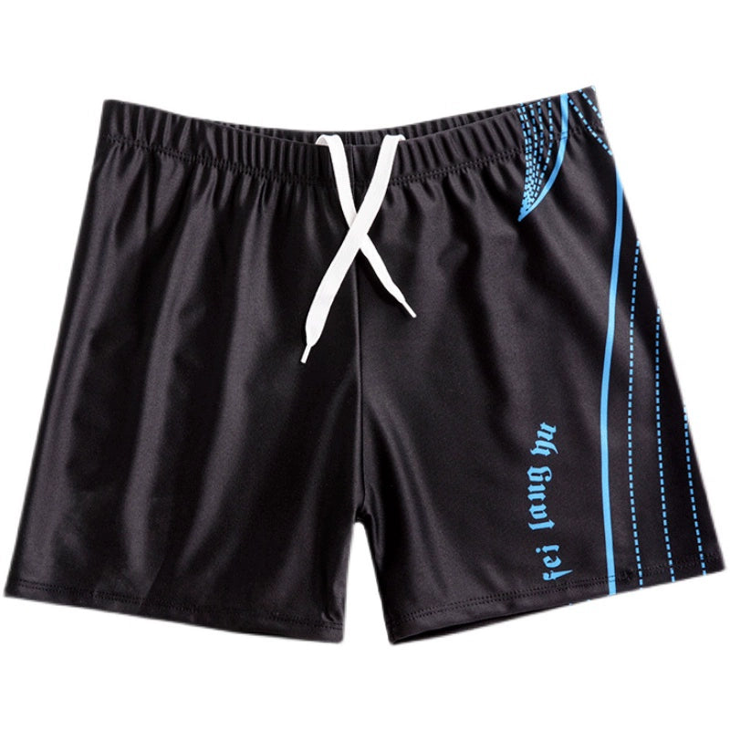 Boxer Extra Large Anti-Embarrassment Mid Length Long Length Swimming Trunks