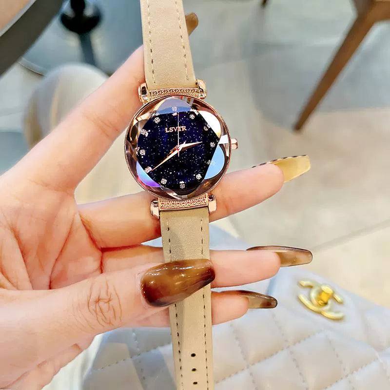 Ladies Watch Bean Bag Magnet Strap K-style Trendy Rhinestone Elegant Influencer Picks Student Female Watch