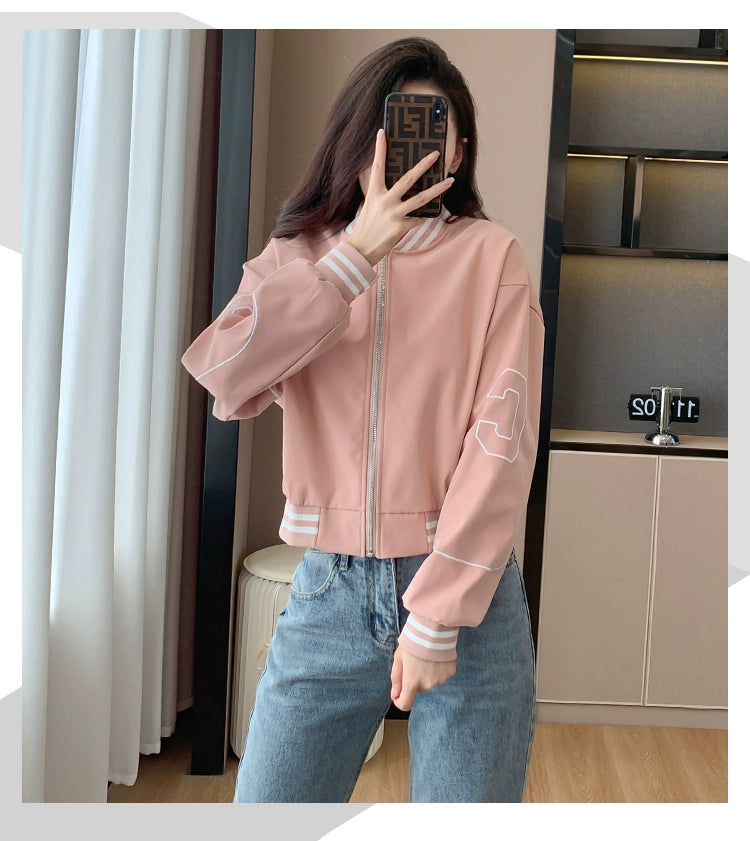 Internet Celebrity Embroidered Leisure Sports Jacket Jacket