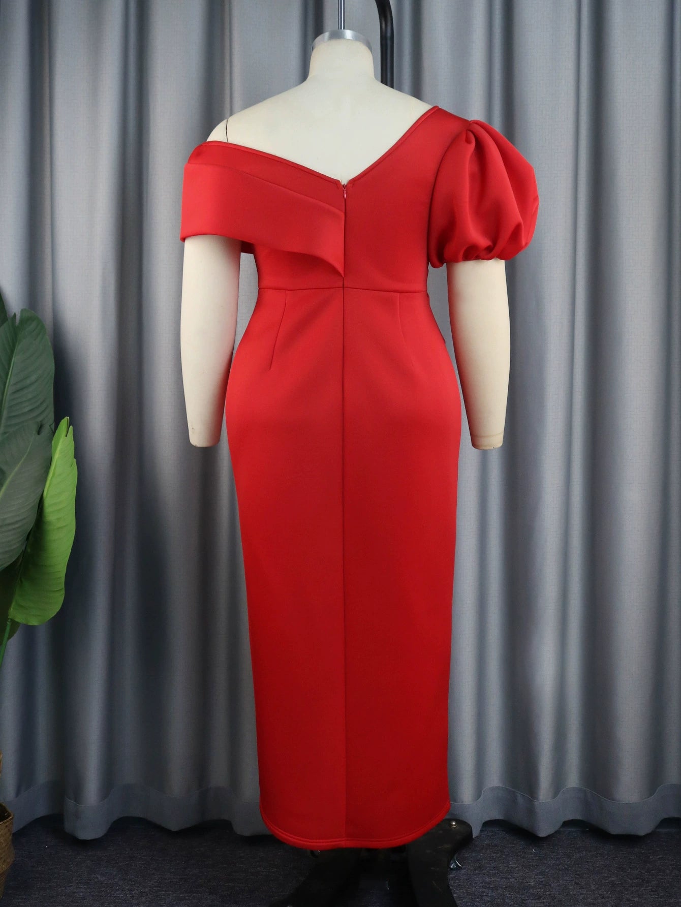 Big Size Dress For Women Red Dress Lady Party Dress