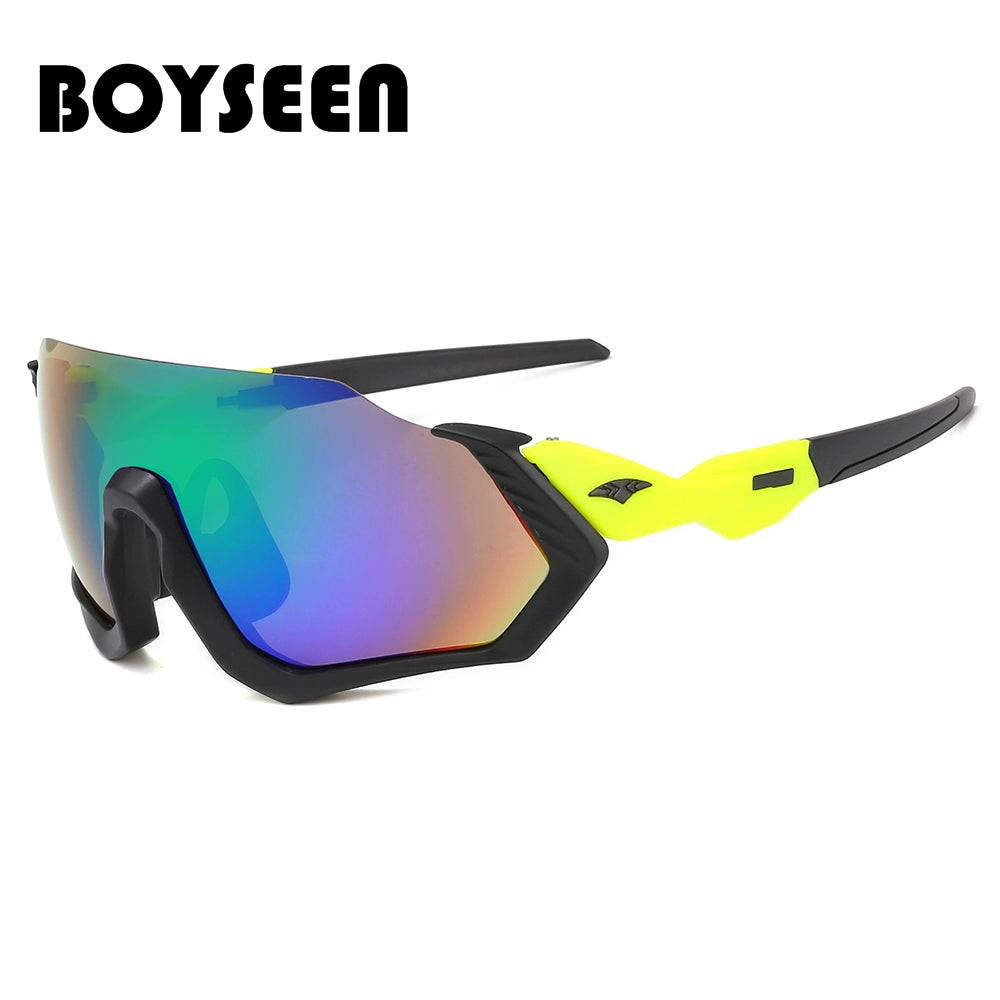 Long Face Sun Glasses Sunglasses Cycling Sports Outdoor Sunglasses Men's Sunglasses 9317 Glasses for Riding Glasses