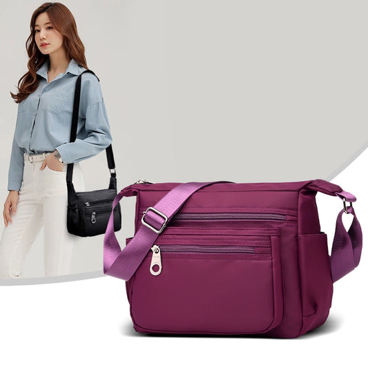 Bag for Middle-Aged Peopl One-Shoulder Versatile Nylon Cloth