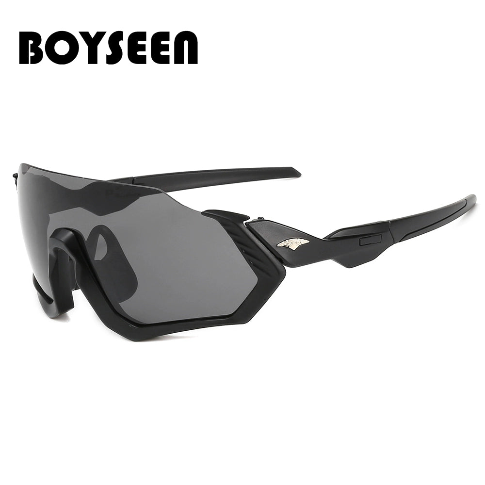 Long Face Sun Glasses Sunglasses Cycling Sports Outdoor Sunglasses Men's Sunglasses 9317 Glasses for Riding Glasses