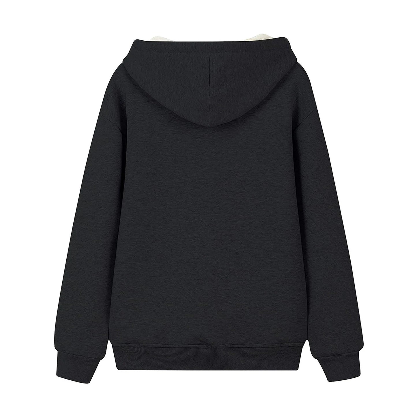 Thick Fleece Hooded Thickened Sweater