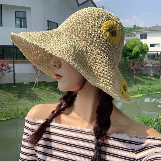 Ruffled Edge Daisy Fresh Sun Hat