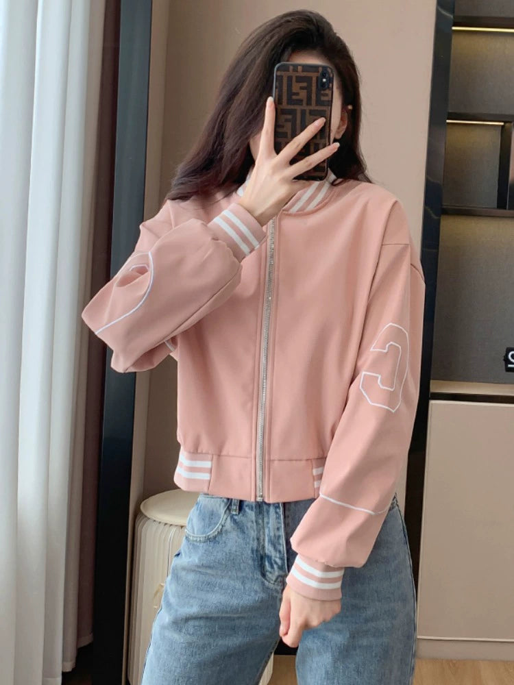 Internet Celebrity Embroidered Leisure Sports Jacket Jacket