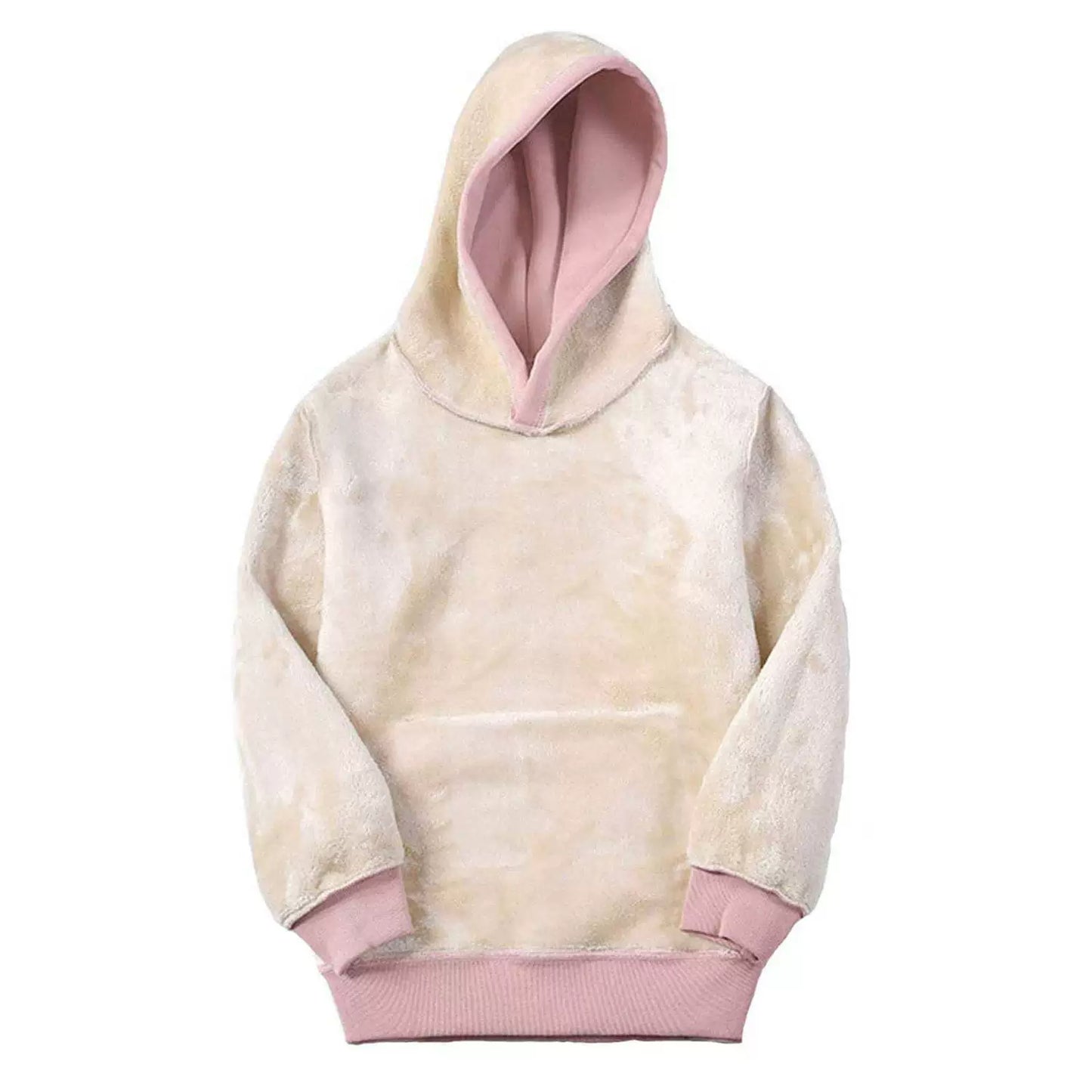 Thick Fleece Hooded Thickened Sweater