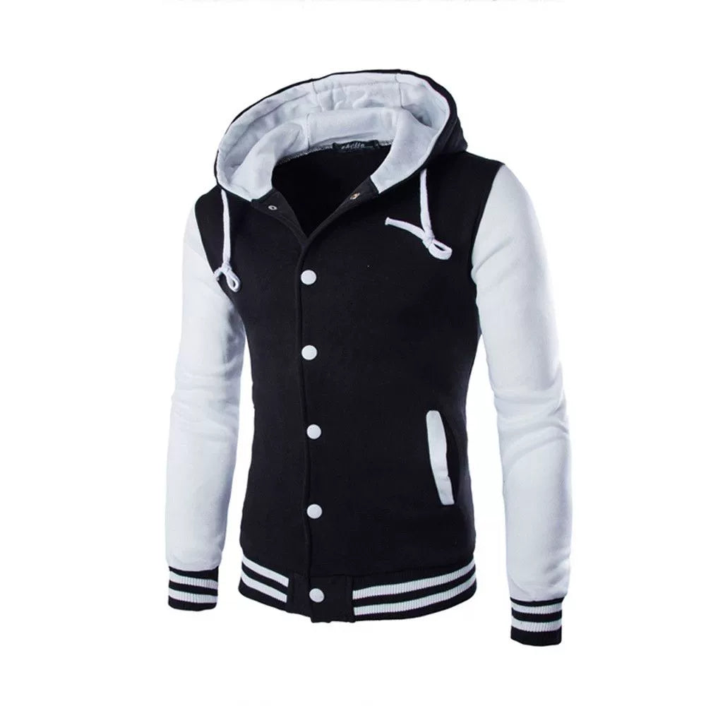 Men's Hooded Sweatshirt Casual Winter Jacket for Men