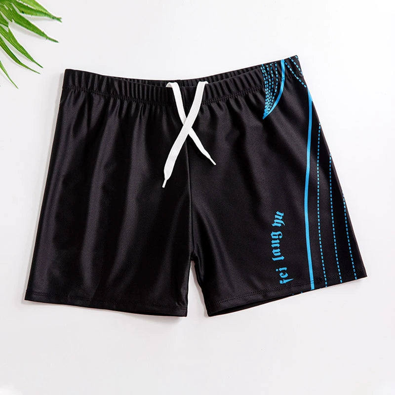 Boxer Extra Large Anti-Embarrassment Mid Length Long Length Swimming Trunks