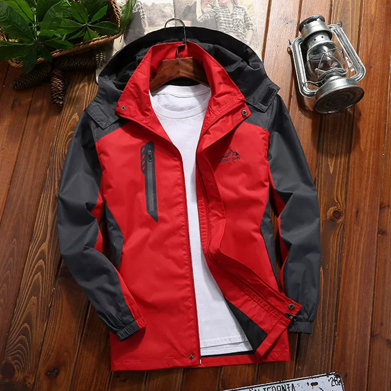 Spring & Fall Mountaineering Clothing Waterproof Loose Raccoon Shell Jacket