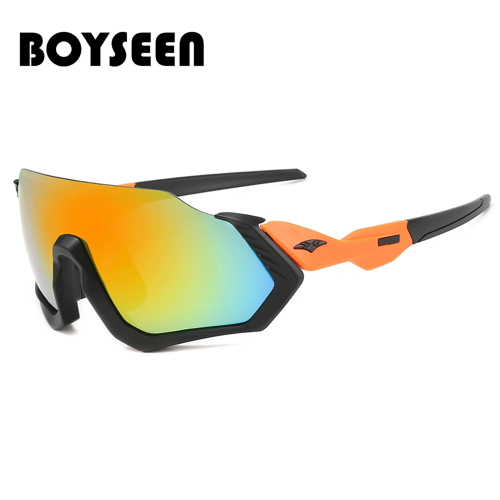 Long Face Sun Glasses Sunglasses Cycling Sports Outdoor Sunglasses Men's Sunglasses 9317 Glasses for Riding Glasses