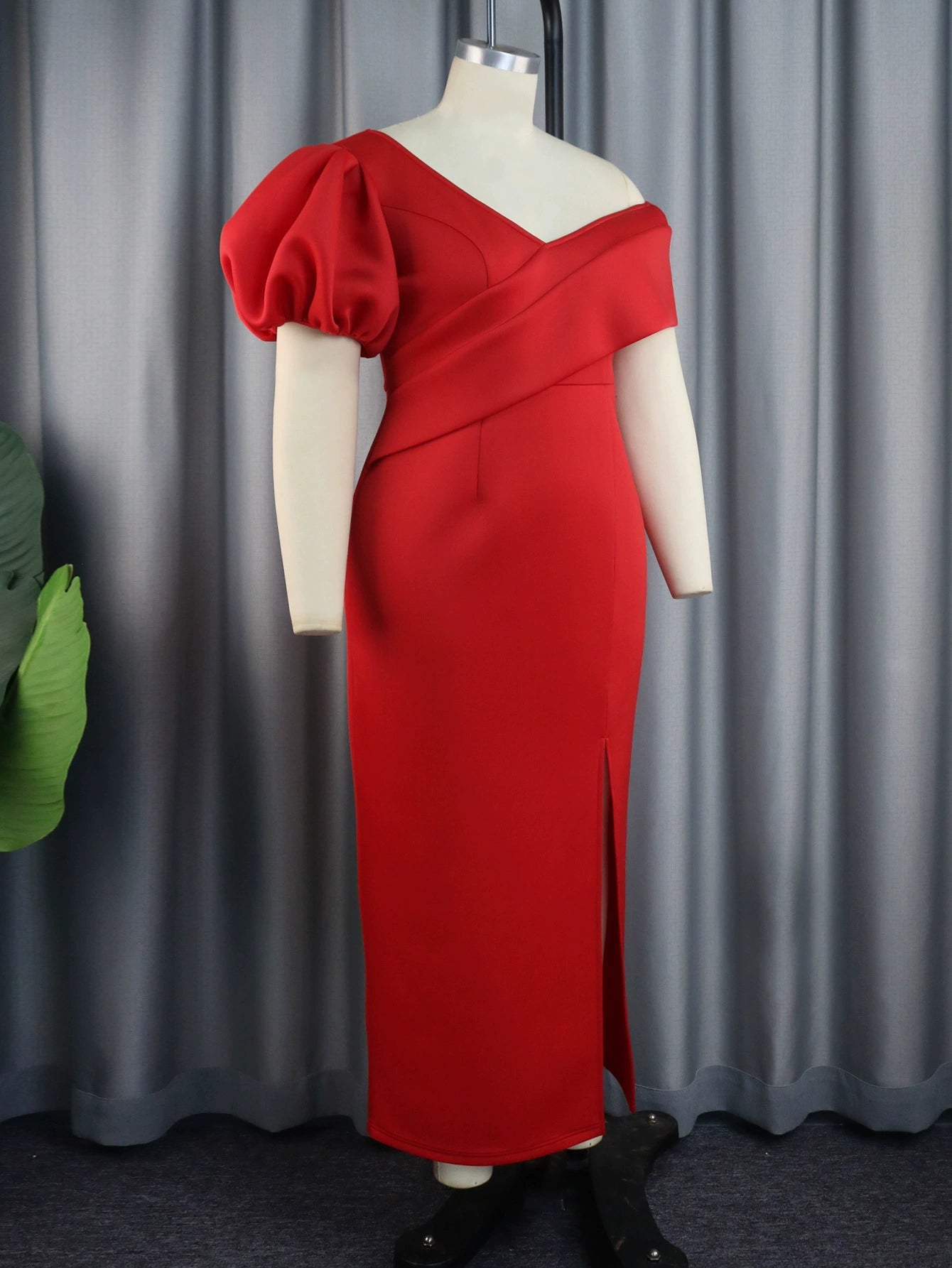 Big Size Dress For Women Red Dress Lady Party Dress