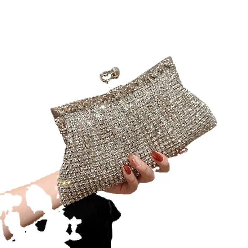 Rhinestone Shiny Socialite Bride Dinner Bag