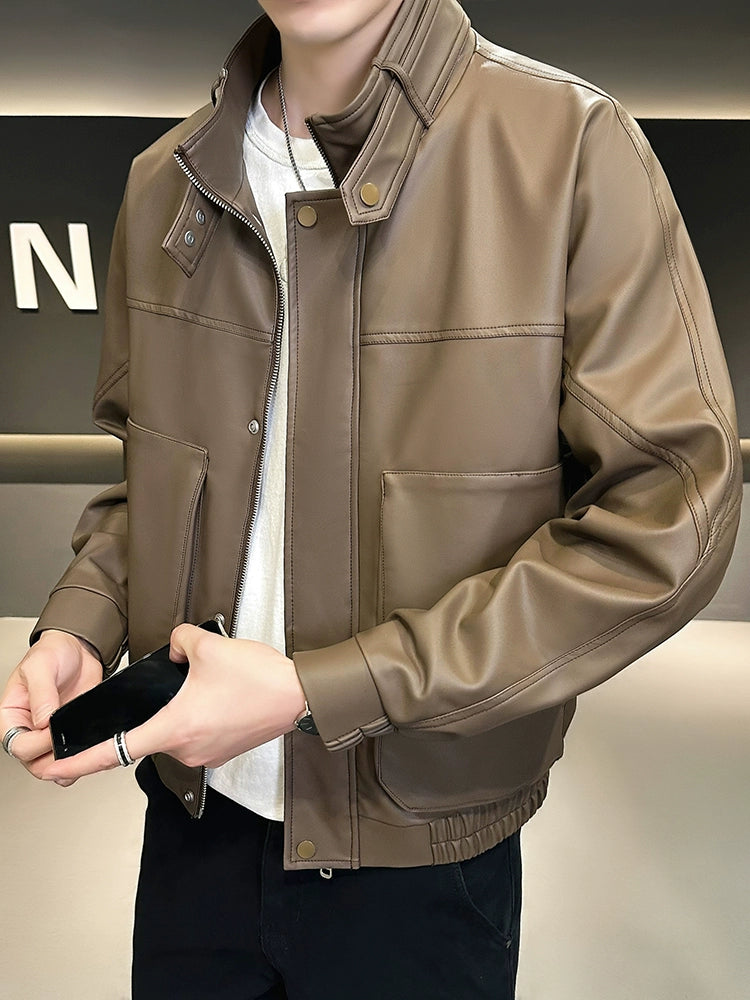 Fall/Winter Korean Style Trendy Slim Fit Jacket Motorcycle