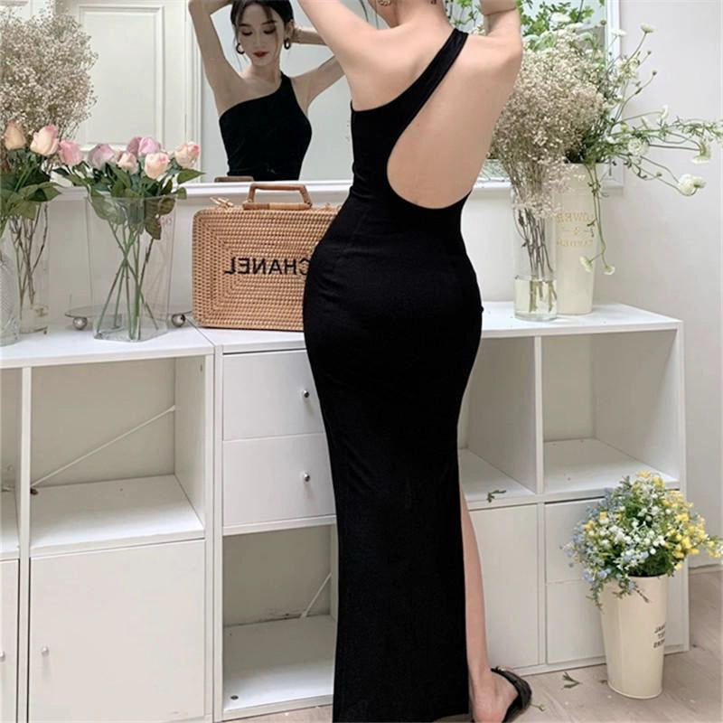 Women's Black Dress New Arrival Floor-Length Evening Dress