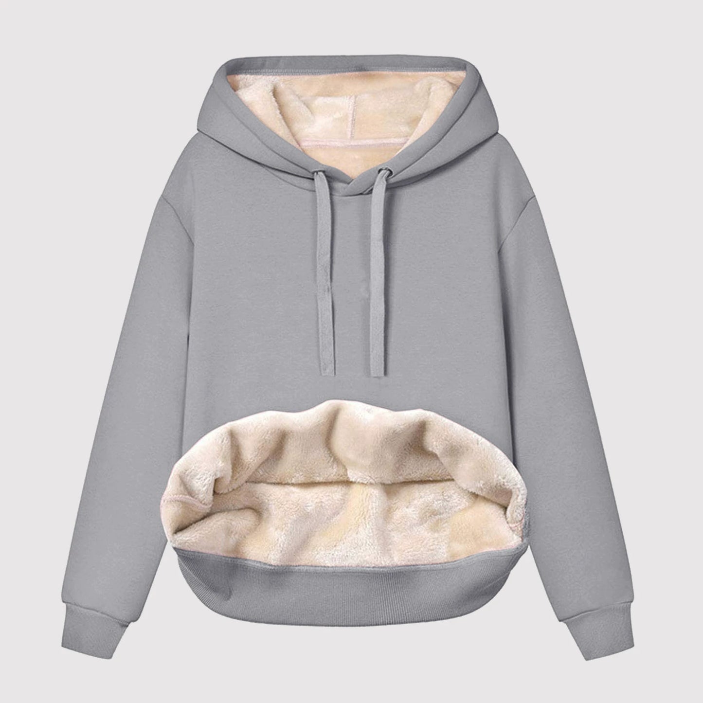 Thick Fleece Hooded Thickened Sweater