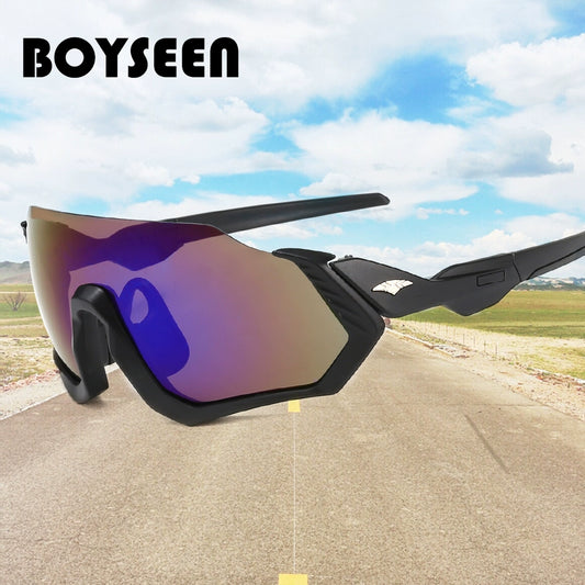 Long Face Sun Glasses Sunglasses Cycling Sports Outdoor Sunglasses Men's Sunglasses 9317 Glasses for Riding Glasses