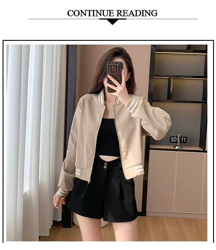 Internet Celebrity Embroidered Leisure Sports Jacket Jacket